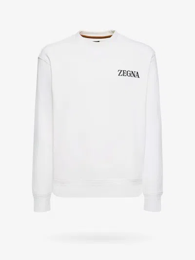 Zegna Man #usetheexisting Man White Sweatshirts
