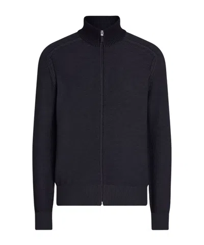 ZEGNA ZIP-UP CARDIGAN