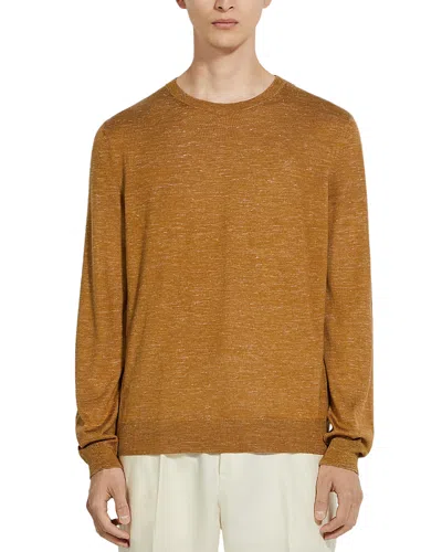 ZEGNA MELANGE CREWNECK SWEATER
