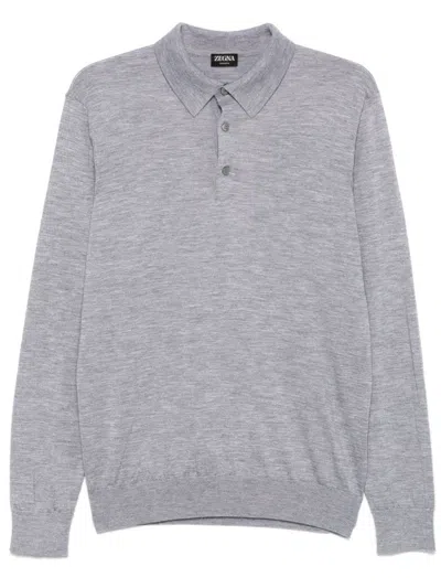 ZEGNA MÉLANGE POLO SHIRT