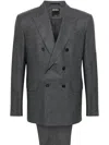 Zegna Wool-silk-cashmere 2-piece Suit In Grey