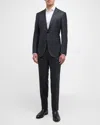 Zegna Men's 15milmil15 Plaid Suit In Black Check