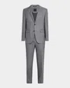 Zegna Men's 15milmil15 Wool Plaid Suit In Gray
