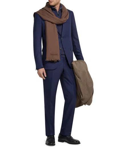 Zegna Men's 15milmil15 Wool Suit In Blue
