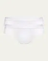 Zegna Men's 2-pack Cotton Midi Briefs In White