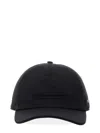 Zegna Baseball Cap With Structured Crown In Black