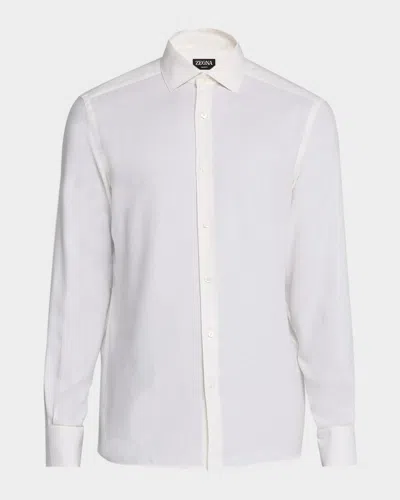Zegna Men's Cashco Classic-fit Sport Shirt In Multi