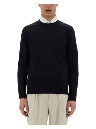 ZEGNA MEN'S CASHMERE AND SILK SWEATER