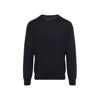 Zegna Men's Cashmere And Silk Sweater In Blue