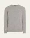 Zegna Oasi Cashmere Man Sweater Grey Size 40 Cashmere In Grey
