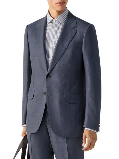 Zegna Men's Centoventimila Wool Suit In Blue
