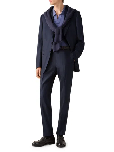 Zegna Men's Centoventimila Wool Suit In Blue
