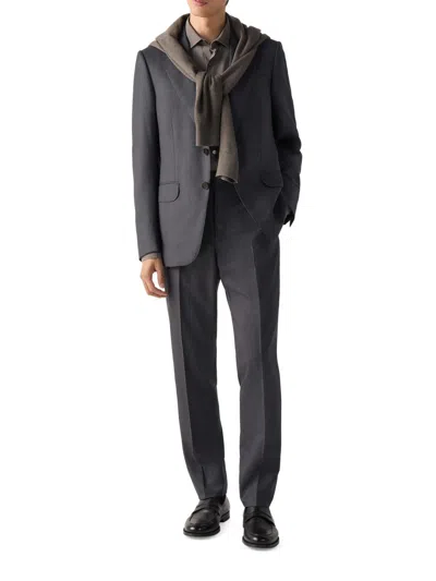Zegna Men's Centoventimila Wool Suit In Gray