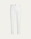 Zegna Men's City Fit Stretch Gabardine 5-pocket Pants In White