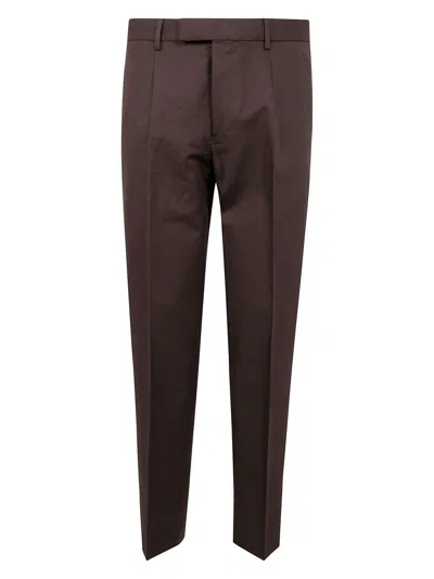 ZEGNA MEN'S COTTON AND LINEN PANTS