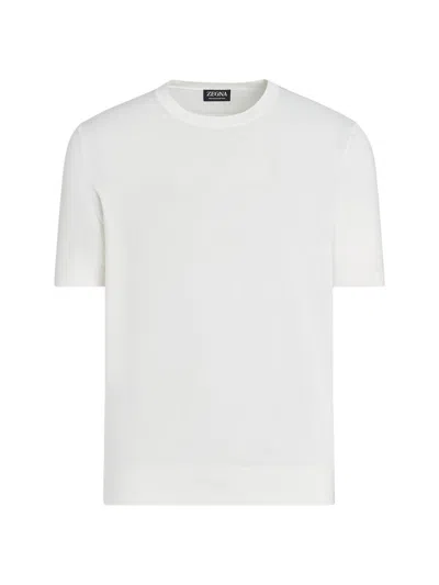 Zegna Cotton T-shirt In White