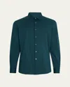 Zegna Men's Cotton Pique Sport Shirt