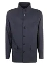 Zegna Men's Crossover Chore Jacket In Blue