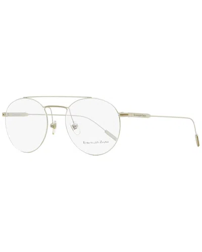 Zegna Men's Ez5218 51mm Optical Frames In Silver