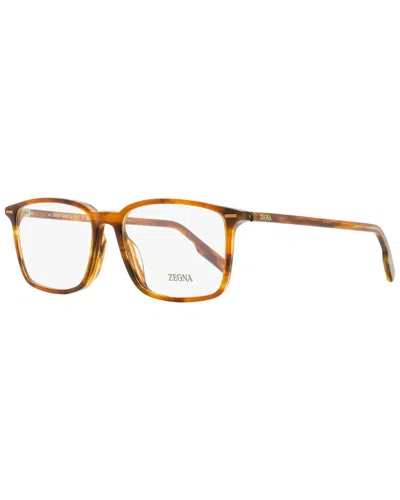 Zegna Men's Ez5257-h 55mm Optical Frames In Metallic