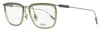 Zegna Ez5288 Floating Rectangular Eyeglasses In Brown
