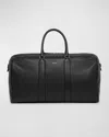 Zegna Leather-trimmed Nylon Holdall In Dk Brw Sld