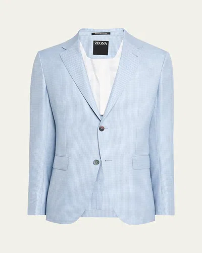 ZEGNA MEN'S HOUNDSTOOTH SPORT COAT