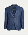 ZEGNA MEN'S HOUNDSTOOTH SPORT COAT