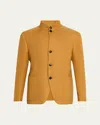 Zegna Men's Il Conte Linen-silk Chore Jacket