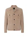 Zegna Long-sleeved Button Jacket In Neutral