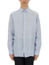 Zegna Classic Button-down Linen Shirt In Multicolor