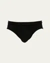 Zegna Men's Micromodal Midi Briefs In Black