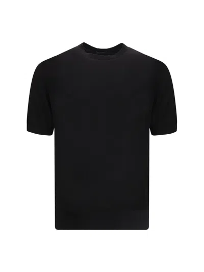 Zegna Monochrome T-shirt In Black