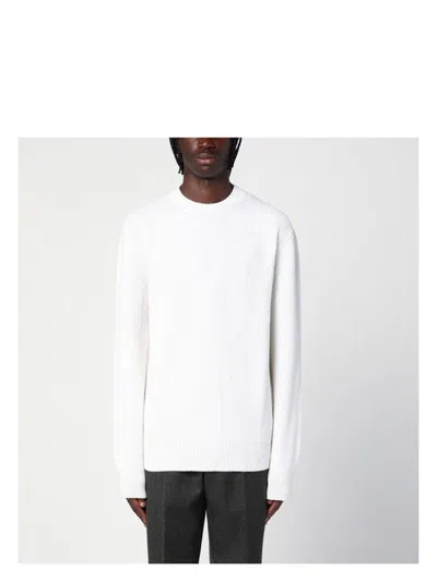 ZEGNA MEN'S OASI BEIGE CASHMERE JUMPER SWEATER