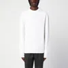 Zegna Oasi Ribbed Cashmere Sweater In White