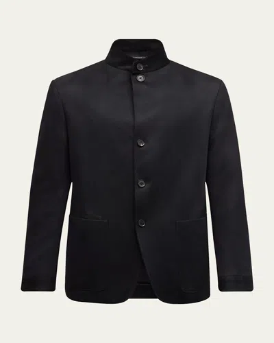 Zegna Men's Oasi Cashmere Ii Conte Sport Coat In Blk Sld