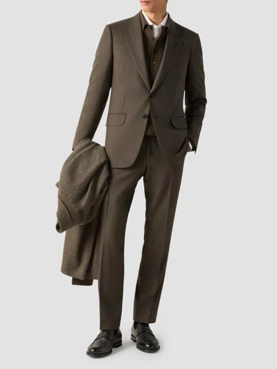 Zegna Oasi Regular Fit Cashmere Suit In Gray