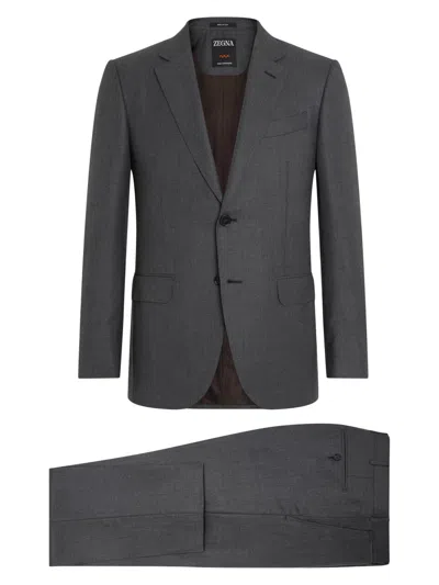 Zegna Men's Oasi Cashmere Suit In Gray