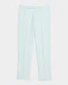 Zegna Men's Oasi Lino Flat-front Trousers In Multi