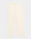 Zegna Men's Oasi Lino Flat-front Trousers In Wht Sld