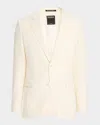 Zegna Men's Oasi Lino Sport Coat In Neutral