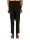 Zegna Men's Pants With Pleat In Brown