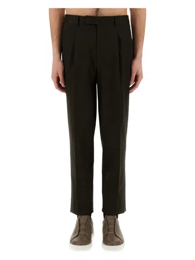 ZEGNA MEN'S PANTS WITH PLEAT