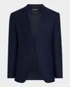 Zegna Prince Of Wales Plaid Achillfarm Wool Blazer