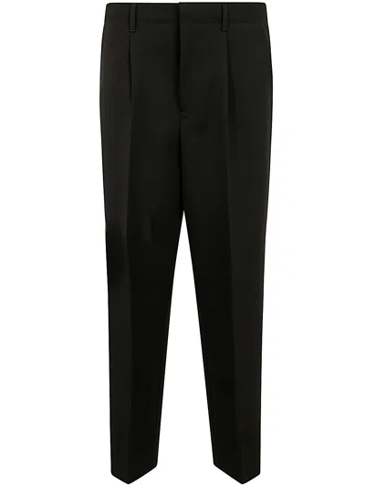 Zegna Men's Pure Wool Pants In Brown