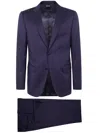 Zegna Pure Wool Suit In Blue