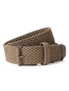 Zegna Braided Belt In Brown