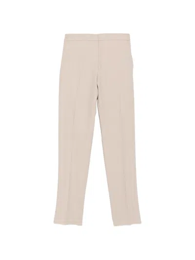 Zegna Oasi Linen Trousers In Pink