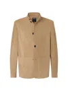 Zegna Button-up Jacket In Brown