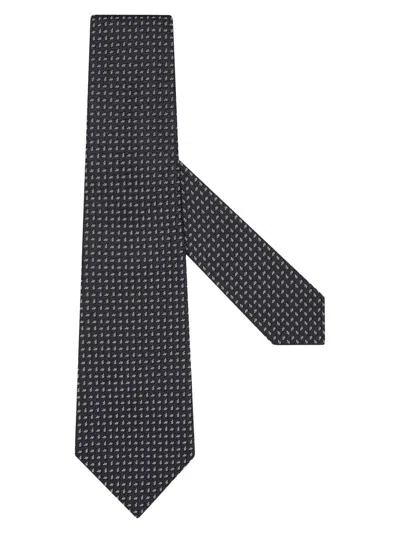 Zegna Men's Silk Tie In Red